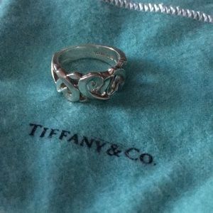 💯Auth TIFFANY&Co Paloma Picasso Triple Heart Ring
